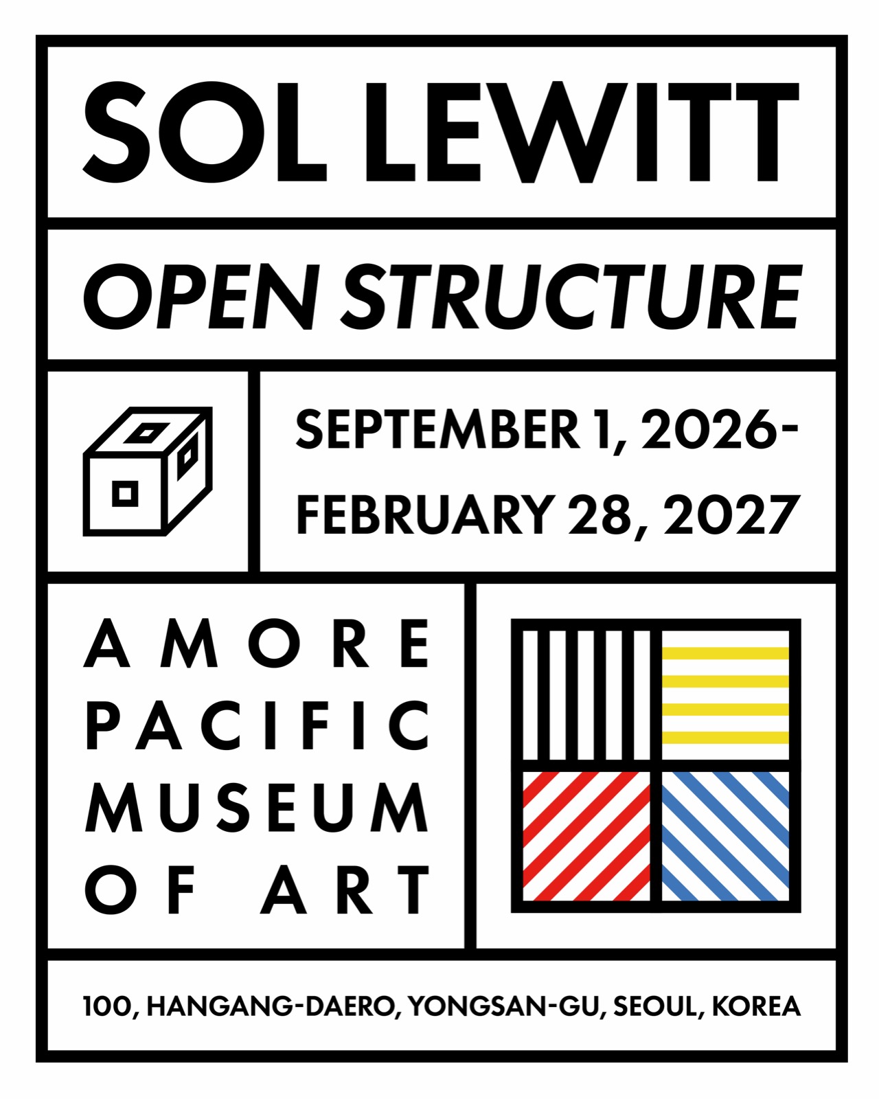 Sol LeWitt: Open Structure | 솔 르윗, 아모레퍼시픽미술관